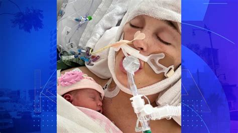 Influencer mom fighting for life after suffering aneurysm one week before due date 